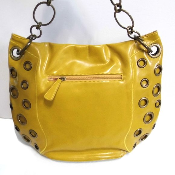 CHI by Falchi Mustard Grommet Hobo Bag - Picture 4 of 9